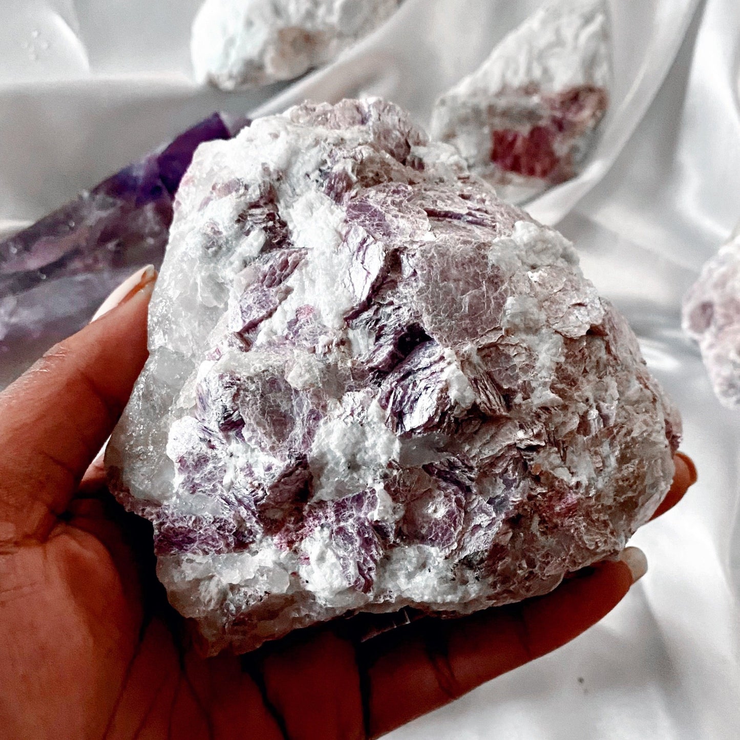 LEPIDOLITE stone
