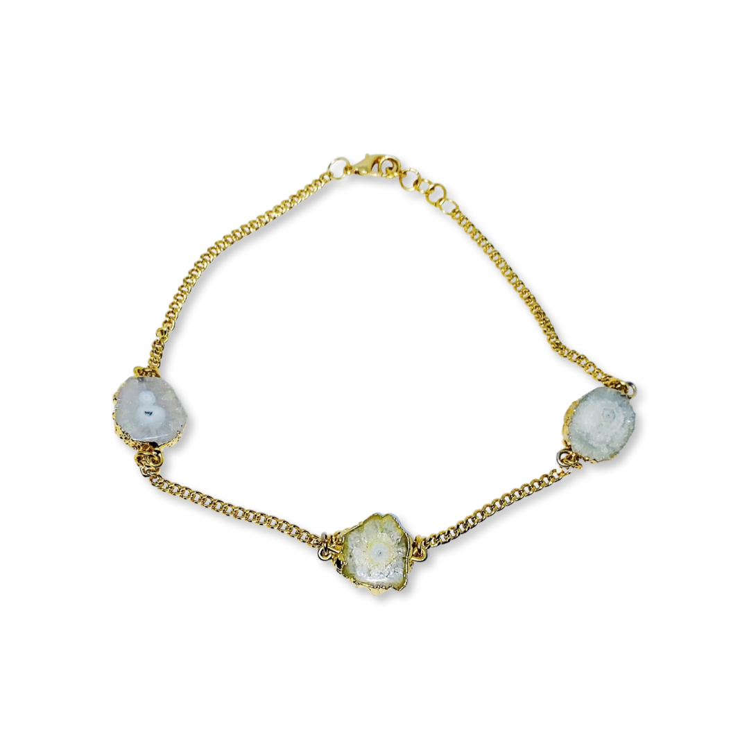 WHITE AGATE CHOKER