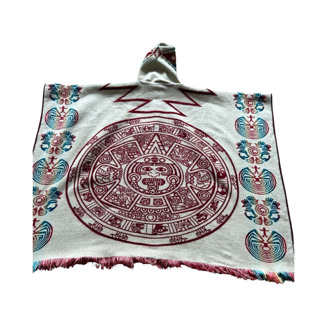 AZTEC CALENDAR Poncho