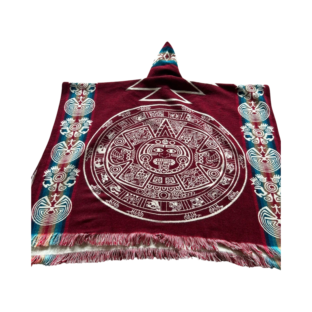 AZTEC CALENDAR Poncho