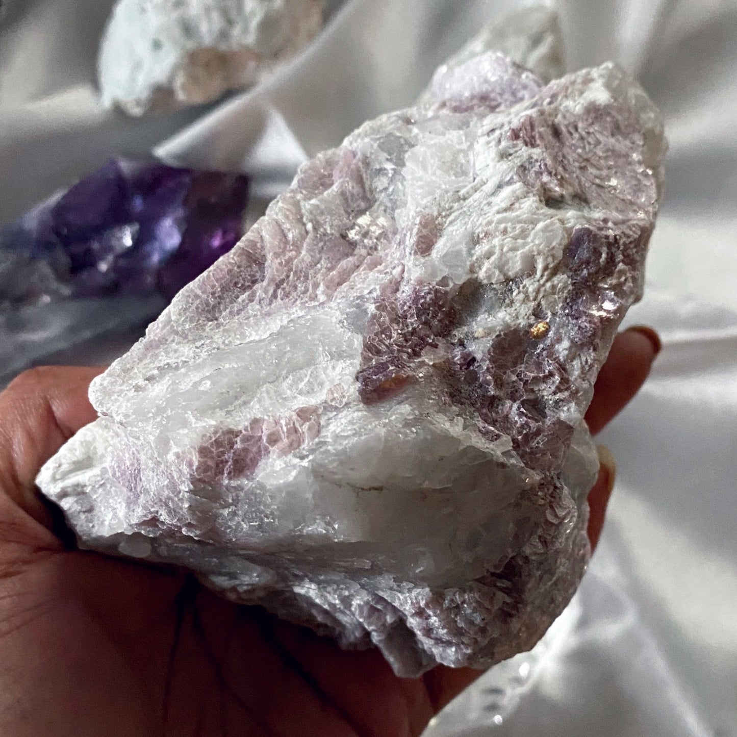 LEPIDOLITE stone