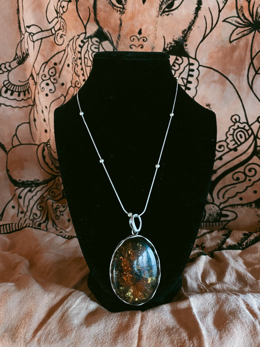 SILVER X AMBER