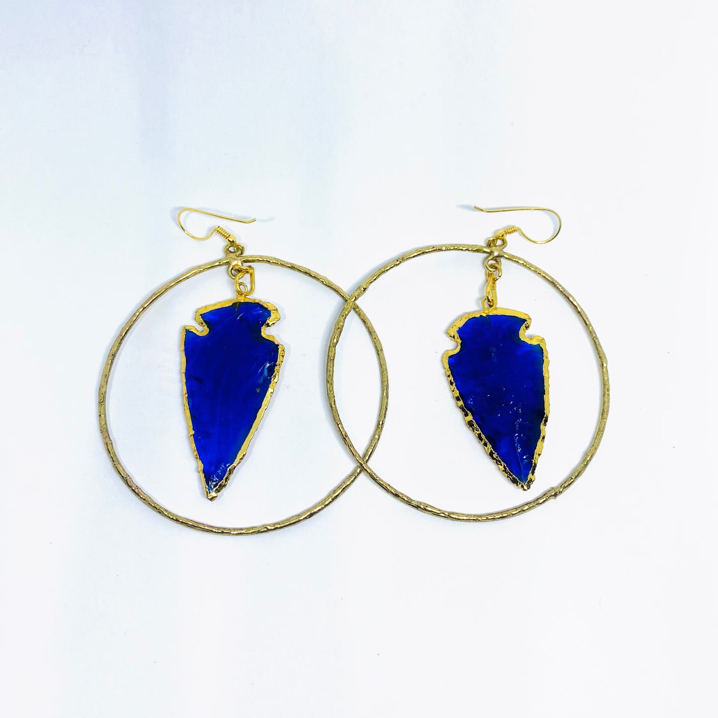 BLUE RAMONDA HOOPS